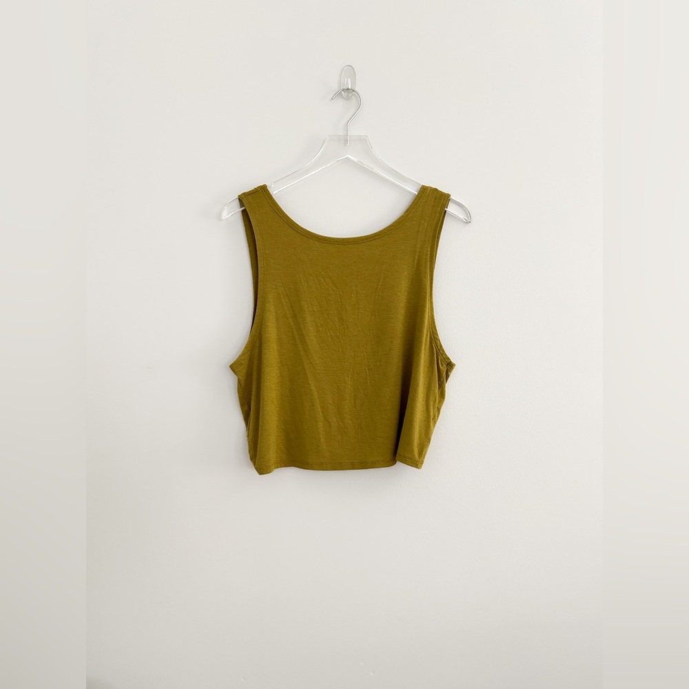 Aerie Offline Twist Back Crop Top NWT